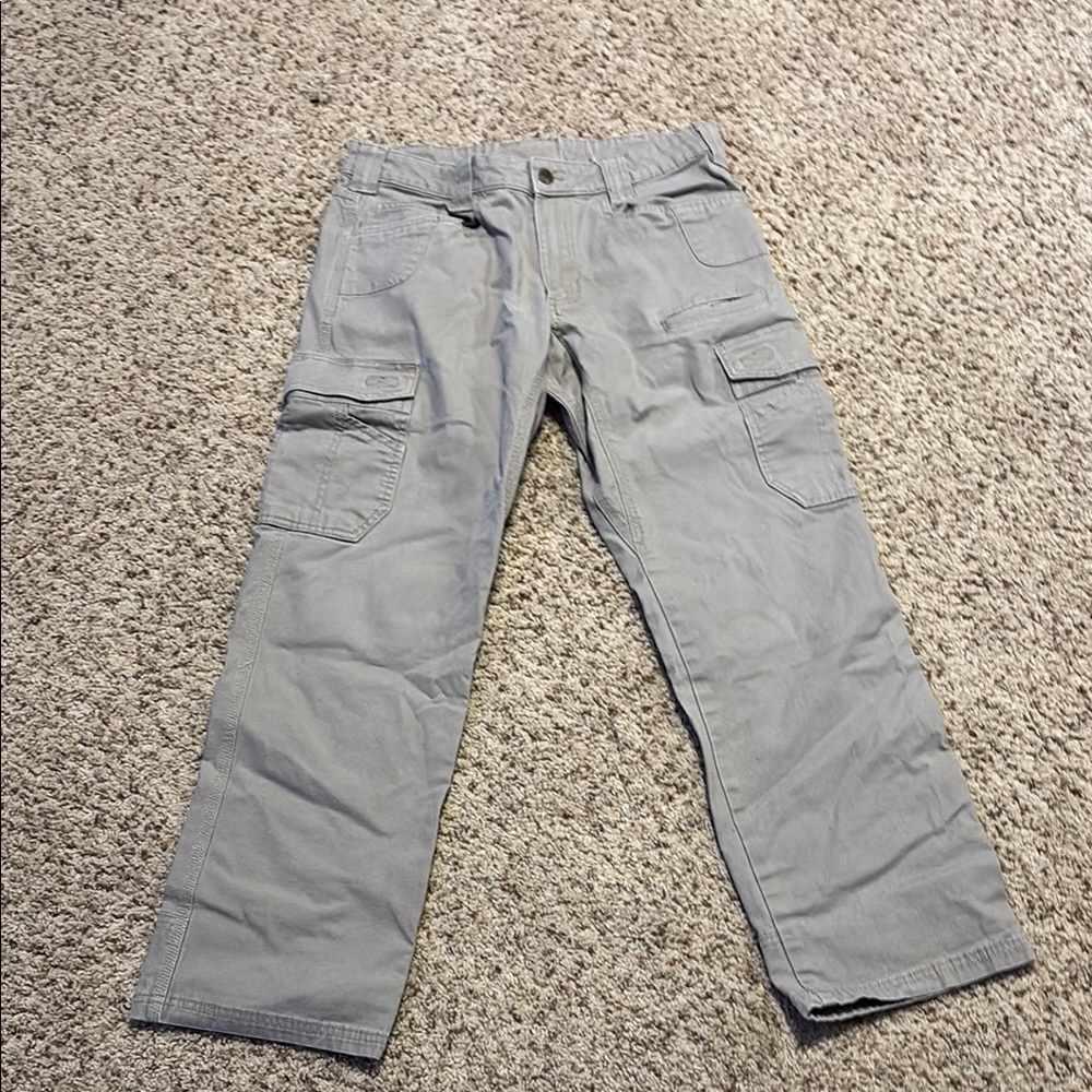 Men's Gray/Tan Cargo Pants